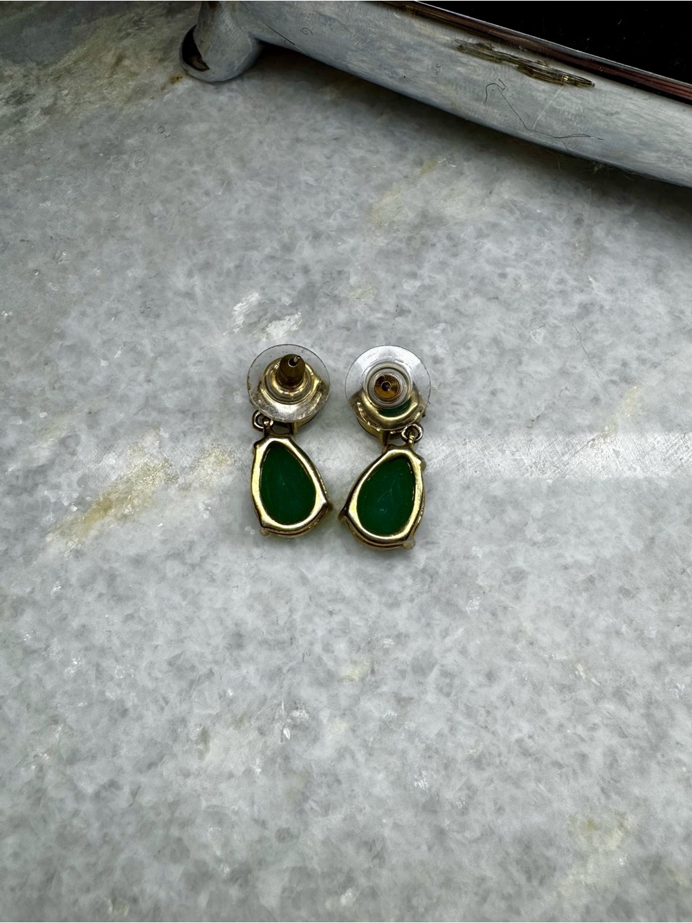 Kate Spqde “Plaza Athénée” Teardrop Earrings with Gold Accents - Picture 7 of 7